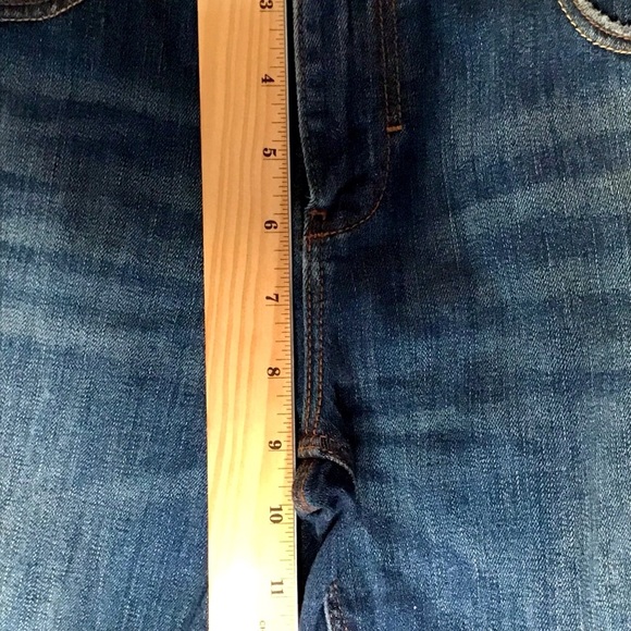 Zara Basic Z1975 Denim Skinny Lightly Distressed Raw Hem Fit Jeans EU38 US6 - Picture 13 of 16